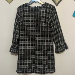 Black and white dress